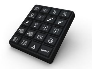 Hight Quality DC 12V 24V 20 <strong>Keys</strong> <strong>Push</strong> <strong>Button</strong> <strong>Switch</strong> Panel Intelligent CAN Bus Keypad CANbus <strong>Button</strong> Panel Automotive Keypad - Product Image 3