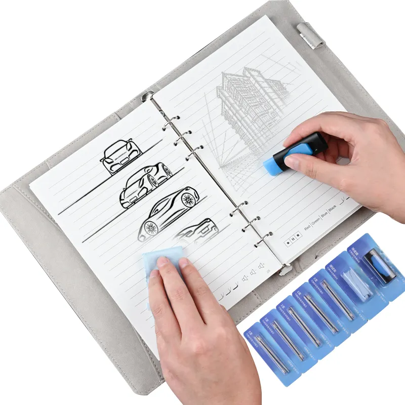 Nova técnica smart digital escrita caderno papel inteligente apagável e caneta um clique em papel claro tela sincronizada placa de escrita