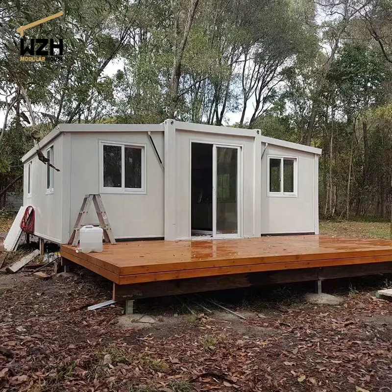 Granny flat 20FT 40FT Prefabricated expandable Portable building 37sqm 2 bedroom