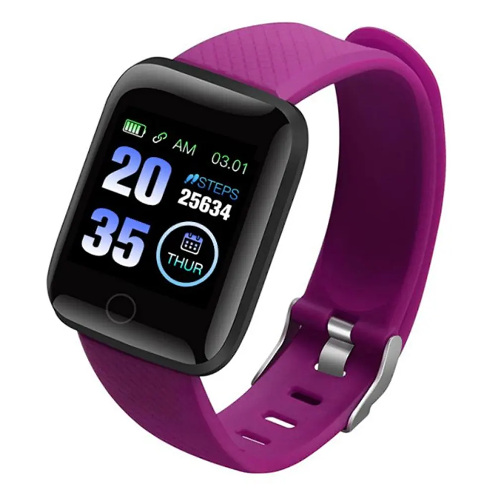 الجملة A6S Smartwatch مراقبة ضغط الدم اللياقة البدنية سوار معصم 116 زائد