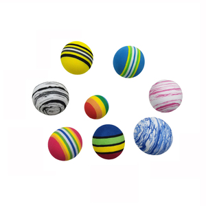 Mật độ cao <span class=keywords><strong>bouncy</strong></span> đầy màu sắc EVA bọt bóng chất lượng cao 60mm Đường kính súng bắn EVA bọt bóng - Product Image 5