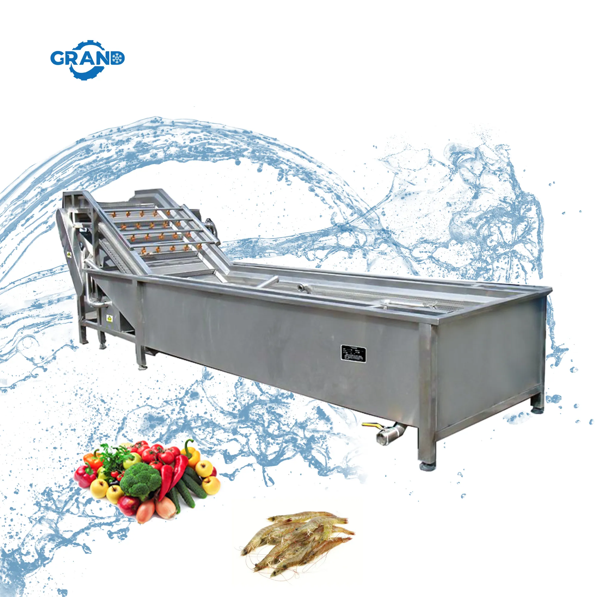 एयर बबल ओजोन फल वॉशिंग मशीन/सब्जी एयर बबल वॉशिंग मशीन सलाद/फल और सब्जी वॉशर