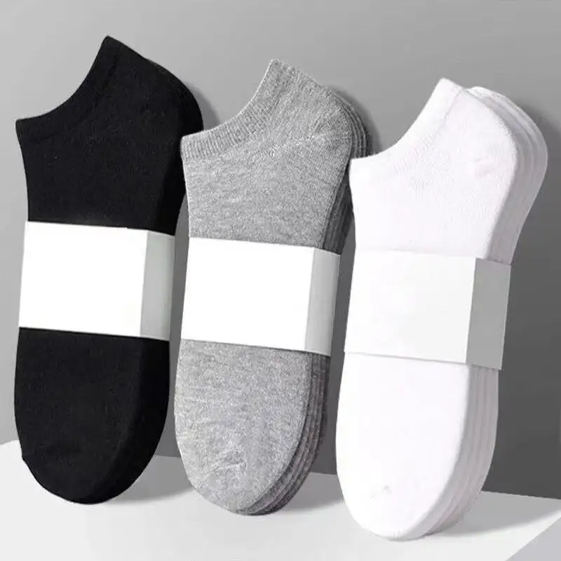 Venta caliente al por mayor precio de promoción de fábrica Los hombres más baratos transpirables de corte bajo calcetines tobilleros de verano para hombres calcetines cortos
