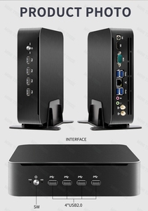 Mini PC para juegos, ordenador de escritorio, linux, Nettop, barebone, HTPC, UHD630, WIFI, Core i3 8100 i5 8400 i7 8700, Win10, Envío Gratis - Product Image 3