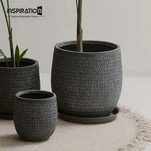 植物用屋外大型プランターポットアンティークフラワーアトランティックスタイル陶器ポットプランター