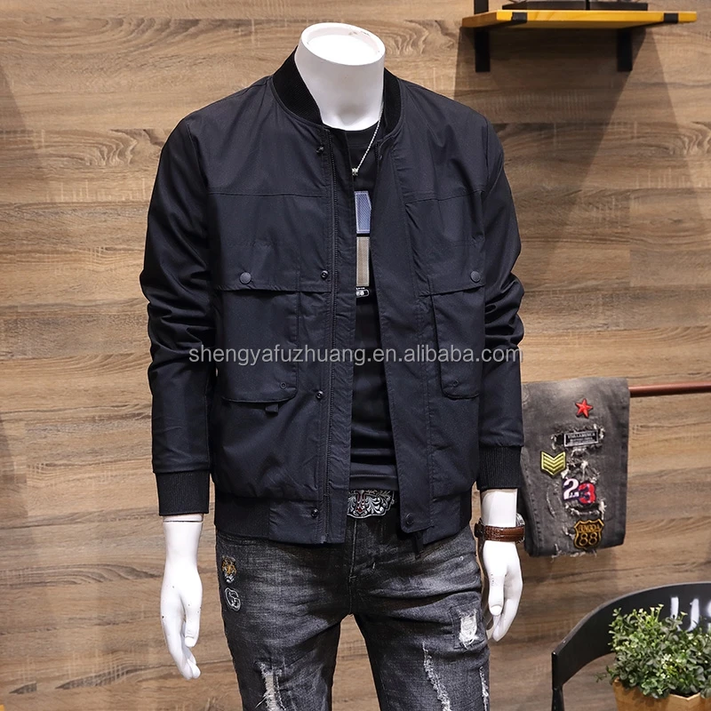 High quality fashion Men's Bomber Jacket coats Autumn winter Jacket for mens wholesale low price mens clothes