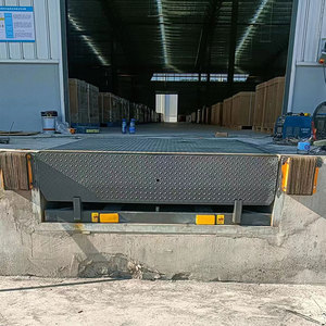 Rampa de carga eléctrica hidráulica automática de 8-15 toneladas Nivelador de muelle fijo más corto Nivelador de muelle de descarga de carga