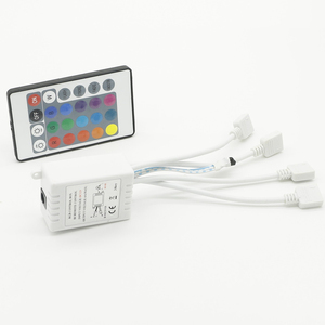 Высококачественный мини 24 ключа светодиодный RGB контроллер света DC12V 6A беспроводной ИК пульт дистанционного RGB светодиодный мини-диммер для SMD3528 5050 Светодиодная лента - Product Image 6