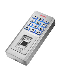 Wasserdichte biometrische RFID-Kartenleser-Tür tastaturen mit hoher Kapazität Wasserdichte Fingerabdruck-Zugangs kontrolle mit Codes-Funktion - Product Image 2