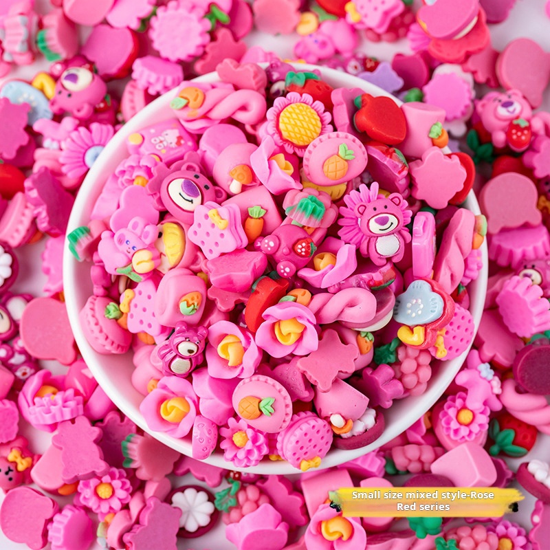 Piccolo stile misto - colore rosso rosa