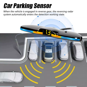 Car Parking Aid <strong>Sensor</strong> <strong>System</strong> 4 <strong>Sensors</strong> Parking Assistance Auto <strong>Reverse</strong> Backup Radar Monitor Detector <strong>System</strong> <strong>LCD</strong> Display Kit - Product Image 2