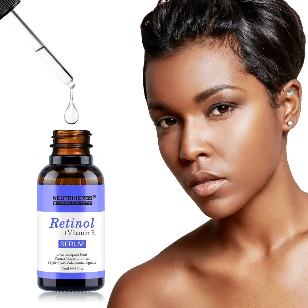 Retinol-suero de té verde con vitamina E para el cuidado de la piel, crema hidratante reafirmante nutritiva, reparador del acné