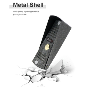 7 Inches Video <strong>Intercom</strong> <strong>System</strong> <strong>Wired</strong> Video Doorbell with IR Night Vision IP65 Rainproof Camera RFID Unlock <strong>2</strong> <strong>Way</strong> <strong>Intercom</strong> - Product Image 6