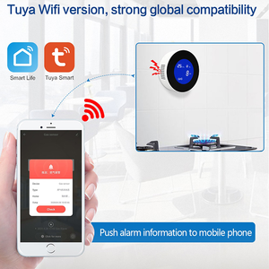 WiFi PGST Fire Alarm LED Display Solenoid Valve with Gas <strong>Detecting</strong> <strong>Sensor</strong> Wireless LNG LPG Gas Detector <strong>System</strong>