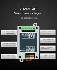 Módulo de entrada del interruptor de salida de relé Placa de expansión IO Placa de control PLC RS485 Modbus grado industrial - Product Image 5