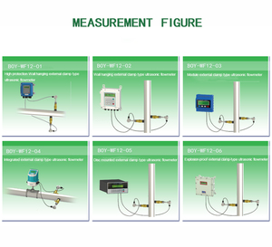 BOY-WF12 Water Liquid Ultrasonic Flow Meters Ultrasonic Flow Meter With Plug in Ultrasonic <strong>Insertion</strong> Sensor