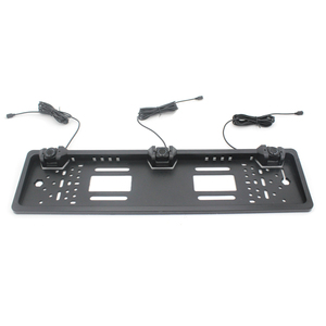 Car Parking <strong>Sensor</strong> Kit Auto <strong>Reversing</strong> Radar European License Plate Camera Front Back Electromagnetic Monitor <strong>System</strong> 3 <strong>Sensors</strong> - Product Image 5