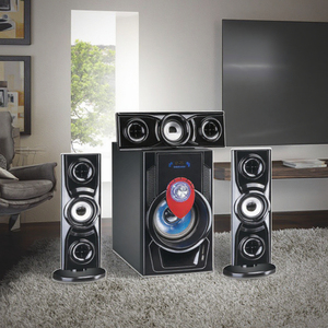 HoXen 3,1 Altavoces de cine en casa RGB Iluminación LED BT 3,1 Comunicación Auxiliar-Multimedi - Product Image 1