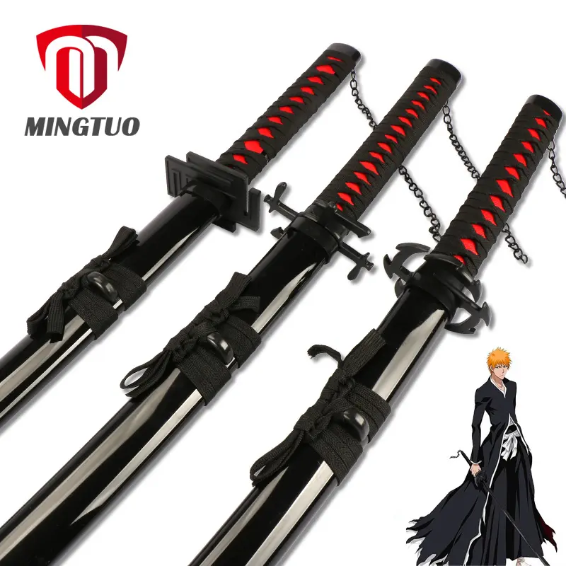 Kurosaki ichigo Katana giapponese spade in legno Anime Cosplay arma spada candeggina