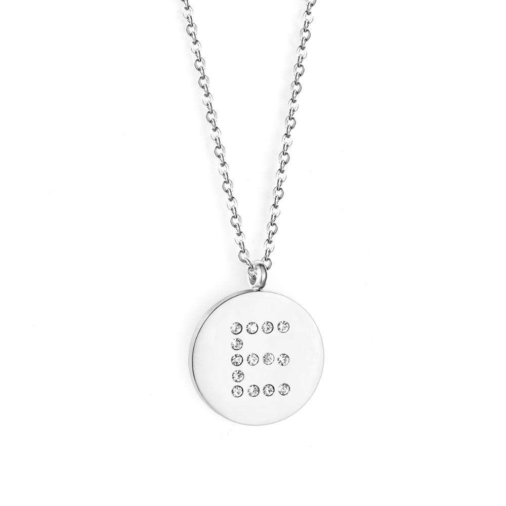 ตัวอักษรสีเงิน E