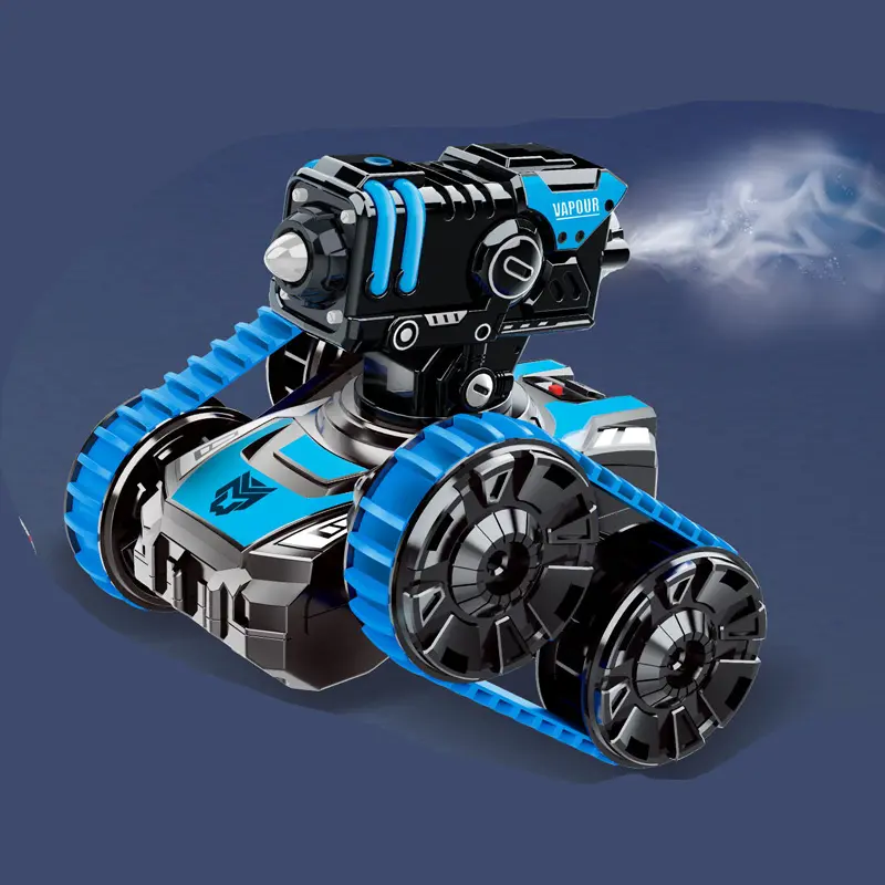 Ewly-bomba de agua dos en uno para niños, juguete de coche de control remoto con música ligera, brazo oscilante de cuatro ruedas