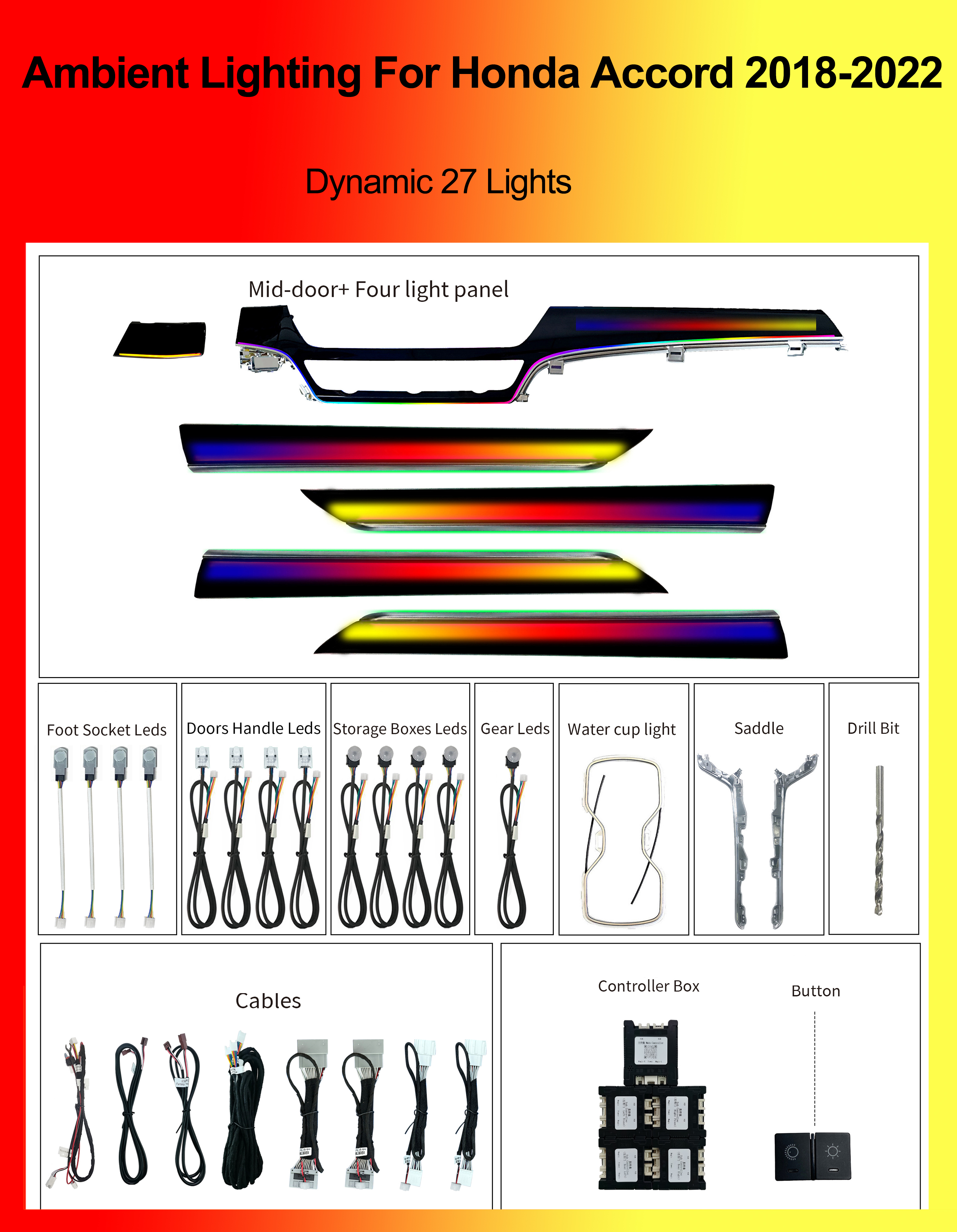 Dinámico 27 Luces