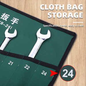 10-Mảnh Thiết Lập 8-24 Kết Hợp Crv Hợp Kim Thép Ratchet Cờ Lê Metric DIY Công Nghiệp Vòng Cờ Lê Chrome Kết Thúc Tùy Chỉnh OEM - Product Image 5