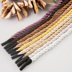 Cuerda trenzada de tres hebras para bolsa de la compra, Asa de cuerda con gancho de plástico, pp/poliéster - Product Image 1