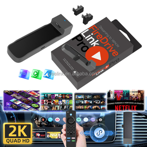 Carlink Kit TV thông minh xe Adapter Android Auto 3 in1 không dây HDMI Carplay Dongle xem video trong xe chơi Ai hộp cho Apple - Product Image 1