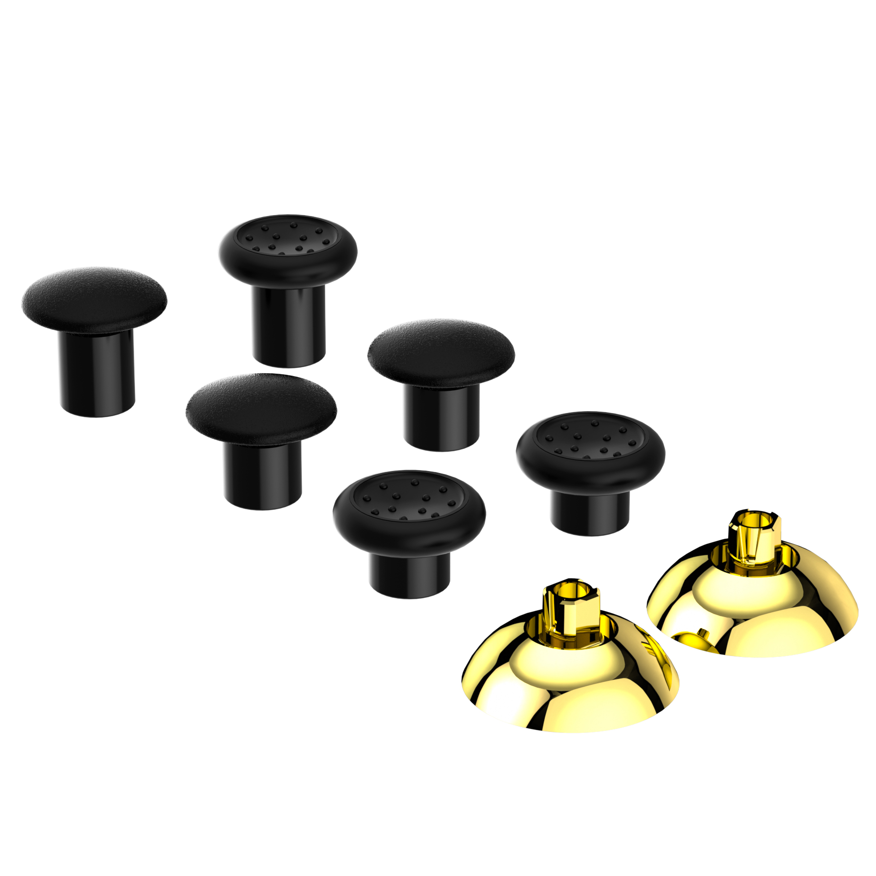 Glossy ChromingGold + black thumbgrips P4J1108WS