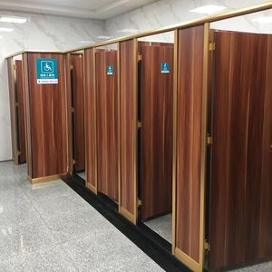 Decorativo HPL Partição Painel Alumínio Honeycomb Painel Para <span class=keywords><strong>WC</strong></span> Banheiro Banheiro <span class=keywords><strong>Cubicle</strong></span> Latrine <span class=keywords><strong>Cubicle</strong></span> Quarto Divisor