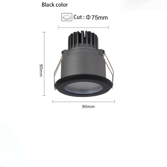 Couleur noire 7W