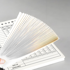 定制批发廉价教师鉴赏画板笔记格子A4 A5纸撕下带标志记事本的记事本