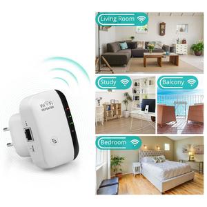 WLAN Repeater WiFi Range Extender 300Mbps WLAN-สัญญาณไร้สาย Access Point 2.4GHz Mit ฟังก์ชั่น WPS Wifi Booster - Product Image 5
