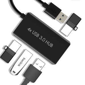 Personalizzazione Hub C a USB 3.0 Hub a 4 porte materiale PCB nero per Computer/ricarica - Product Image 1