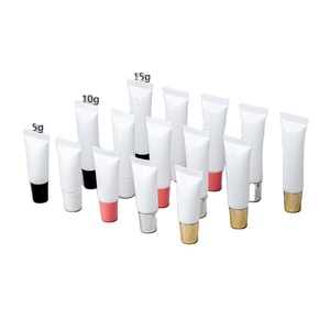 Custom Private Label 5ml 10ml 15ml White PP Material <strong>Slender</strong> Squeeze <strong>Tube</strong> for Lip Gloss Lip Glaze Packaging for Eye Cream - Product Image 1