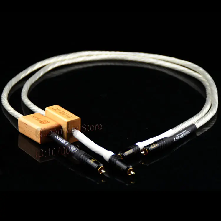 Nordost ODINHIFI信号ケーブルオーディオケーブル金メッキPlugOFC信号ケーブル1m/1.5m/2m選択用