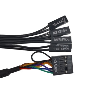 <strong>PC</strong> Front Panel HUB Power Switch+Reset Switch+HDD LED Floppy Drive Switch Port PCB Mainboard Circuit Board DIY Audio <strong>Input</strong> <strong>Output</strong> - Product Image 3