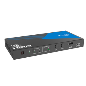Conmutador de matriz 8K 2x2 HDMI 2,1 conmutador de matriz 8K @ 60Hz 4:2:0 IR HDR HDMI 2,1 matriz de vídeo - Product Image 1