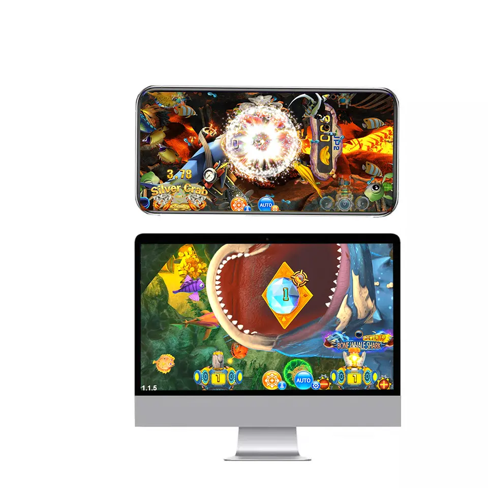 Venta caliente Mejor Juego de pesca en línea Software de juego móvil Aplicación de juegos de peces en línea para Android o Apple Créditos ilimitados para la venta