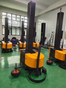 Carretilla elevadora eléctrica montada en camión, artefacto automático de carga y descarga, Robot portátil, envoltura de palés Manual sin límite