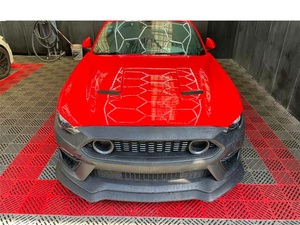 XLstyling Mach1カーフロントバンパー変換フェイスリフトアップグレードボディキットMustang2018-2023ボディキット用 - Product Image 4