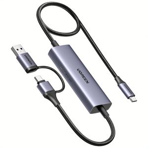 UGREEN <strong>USB</strong> C Capture <strong>Card</strong> 1080P 60FPS 2K@30Hz Type C to <strong>USB</strong>-A/C <strong>Input</strong> Video Capture <strong>Card</strong> <strong>USB</strong> 3.0 Support 100W Fast Charge - Product Image 1