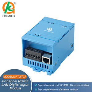 Oshangming 4 Channel <strong>Digital</strong> <strong>Input</strong> <strong>Module</strong> Data Acquisition <strong>Module</strong> <strong>with</strong> RS485 Lan <strong>Modbus</strong> Rtu TCP for Sensor
