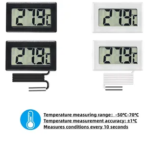 Mini Digital LCD Interior Conveniente Sensor de temperatura Medidor de humedad Termómetro Higrómetro Medidor - Product Image 4