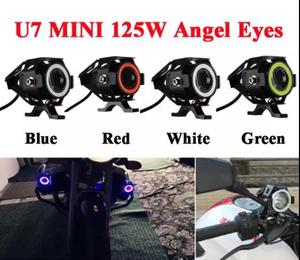 מלאך עיניים אופנוע פנס 12V מיני U7 LED נקודת אור מקור אופנוע זרקור ערפל מנורה