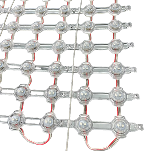 50mm Abstand DC12V WS2811 2 LEDs/Pixel 20mm LED Pixel Matrix Gitter bildschirm IP68 Klare Farbe RGB Voll farbe; 10*10/10*20/10*30Pixel
