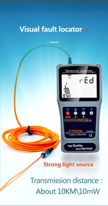 <strong>Network</strong> Engineers' First Choice Optical Fiber Detection Devices I-pook PK655 with LCD Display Screen - Product Image 4