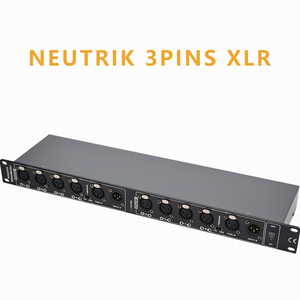 เครื่องขยายสัญญาณแยกสองอินพุตสำหรับคลังสินค้าระบบไฟ LED DMX512 8ทาง/1990