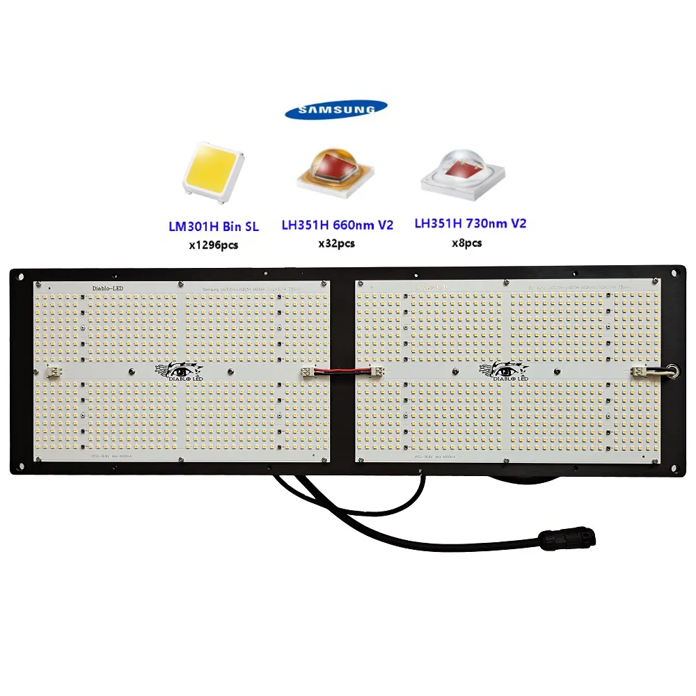 Led אור 350W LM301H LH351H 660 730 לגדול אור עם Inventronics נהג 320W